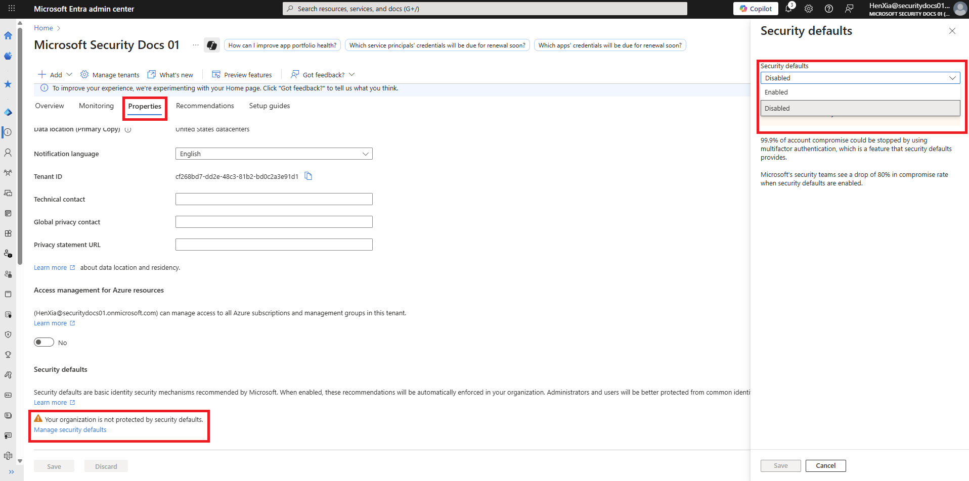 This is one of the steps of enabling MFA via Conditional access in M365 tenants